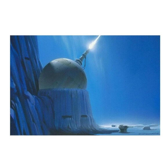Star Wars Concept Poster Print #8, Ion Cannon, R. McQuarrie, circa 1980 - Picture 14 of 14
